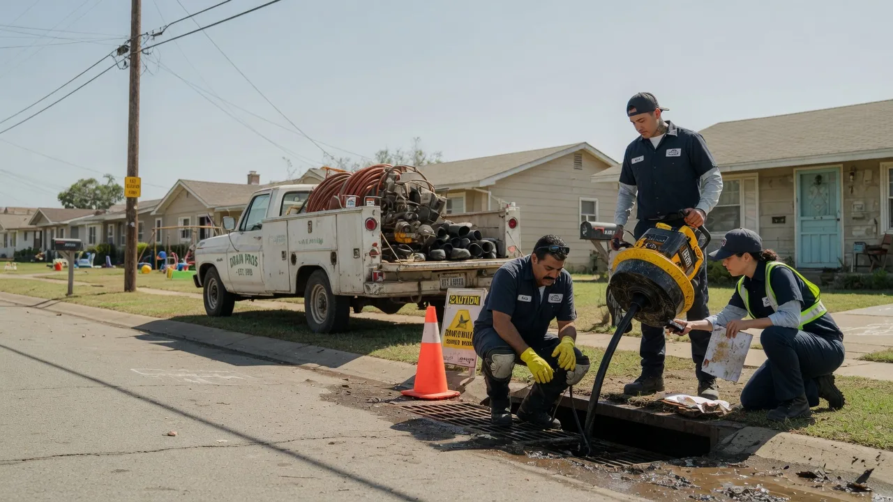 Drain Cleaning in Pledger, TX near me